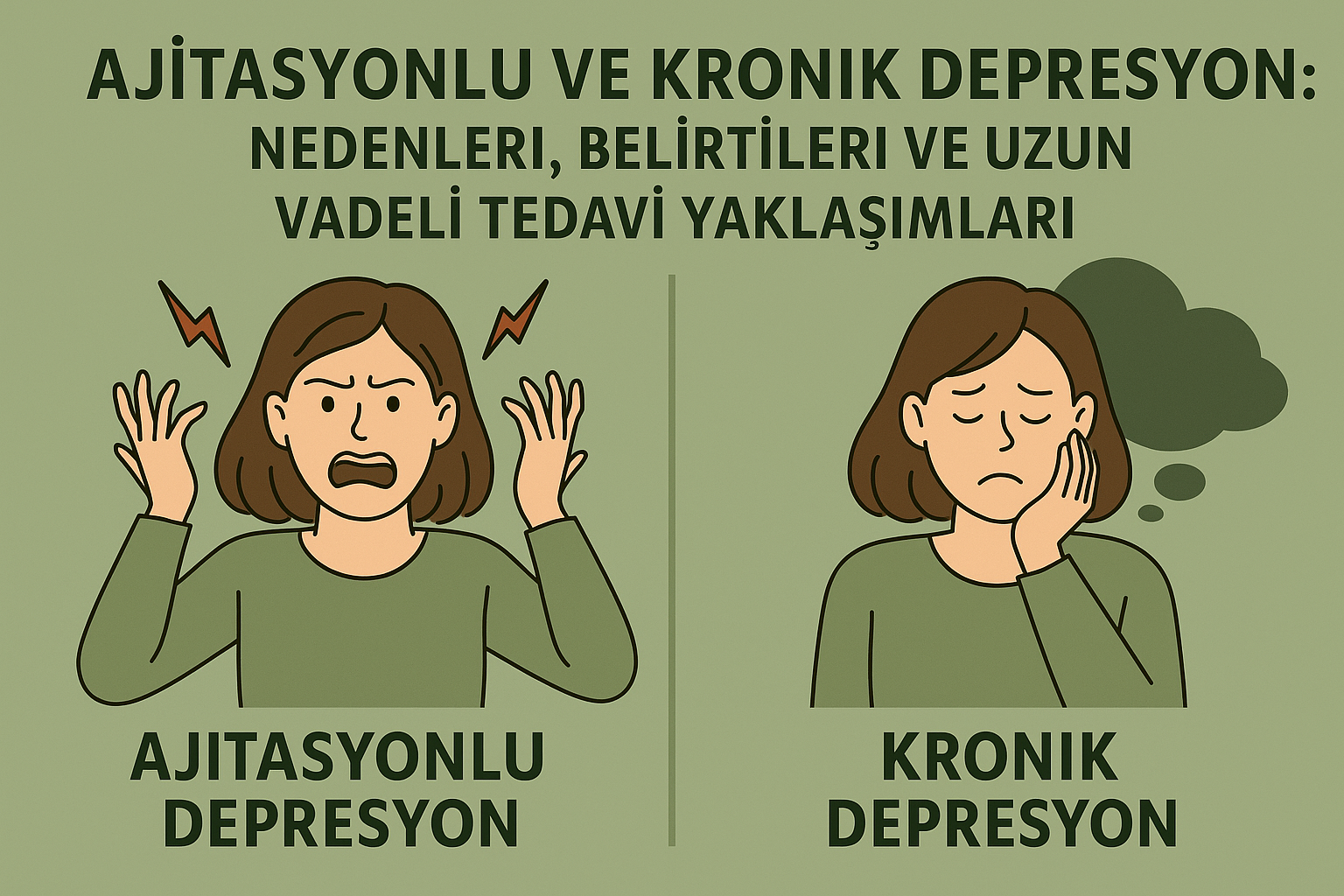 ajitasyonlu kronik depresyon nedenleri
