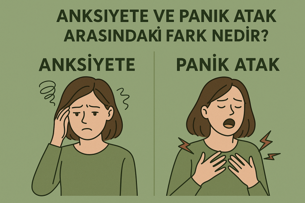 anksiyete ve panik atak arasındaki fark nedir