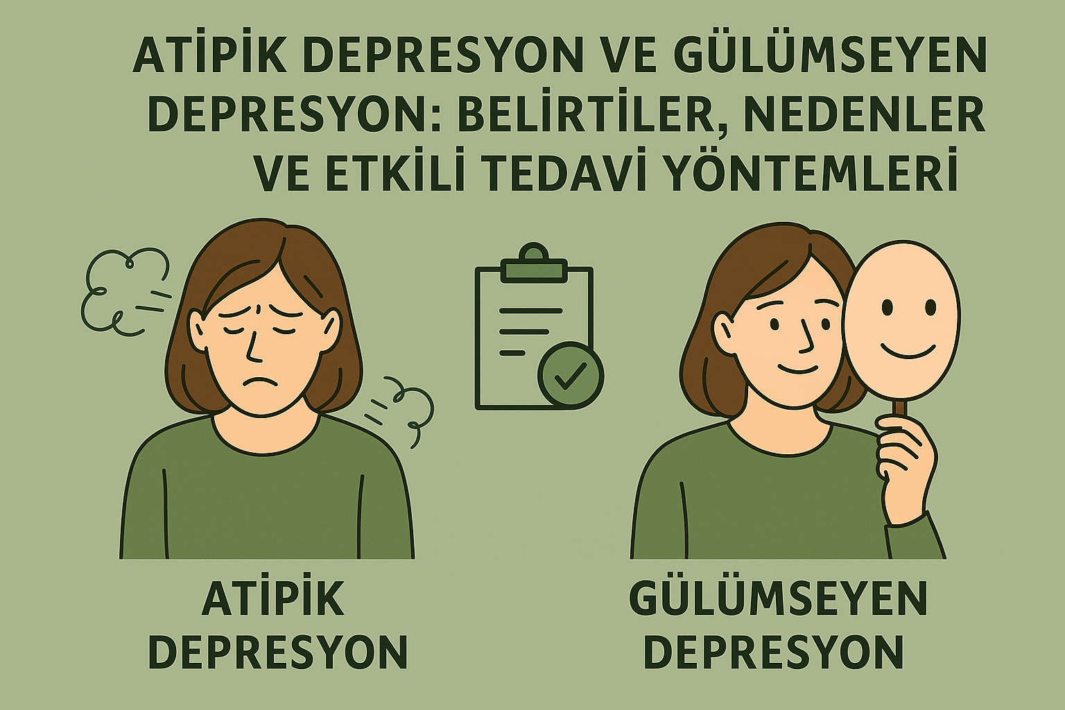 atipik depresyon ve gülümseyen depresyon