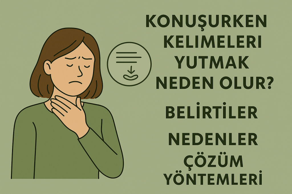 konuşurken kelimeleri yutmak neden olur