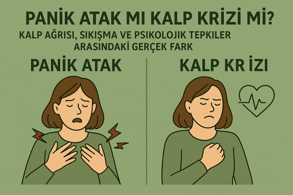 panik atak mı kalp krizi mi