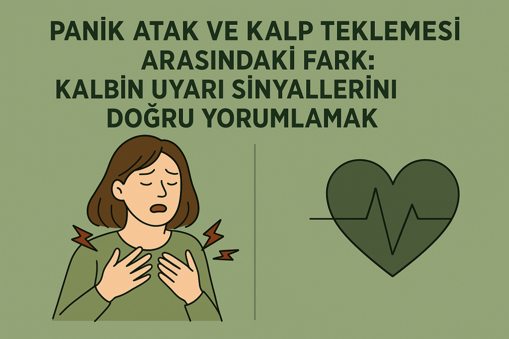 panik atak ve kalp teklemesi arasındaki fark
