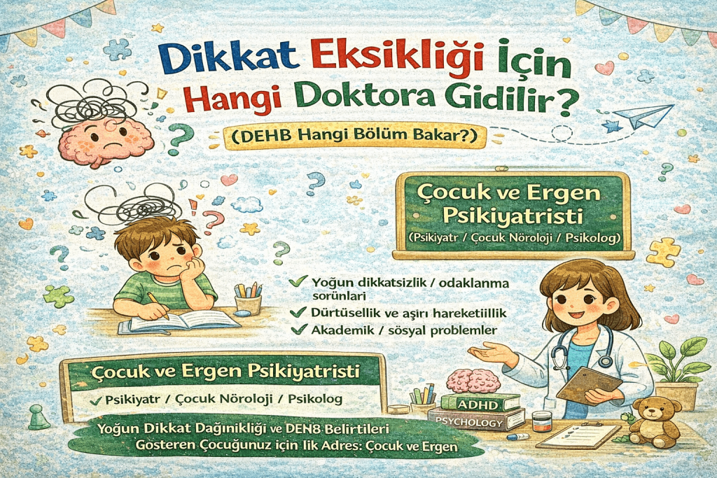 dikkat eksikliği için hangi doktora gidilir