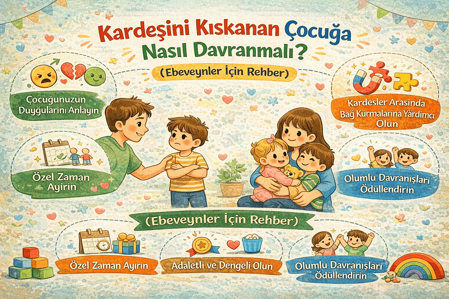 kardeş kıskançlığı çocuklara nasıl davranılmalı