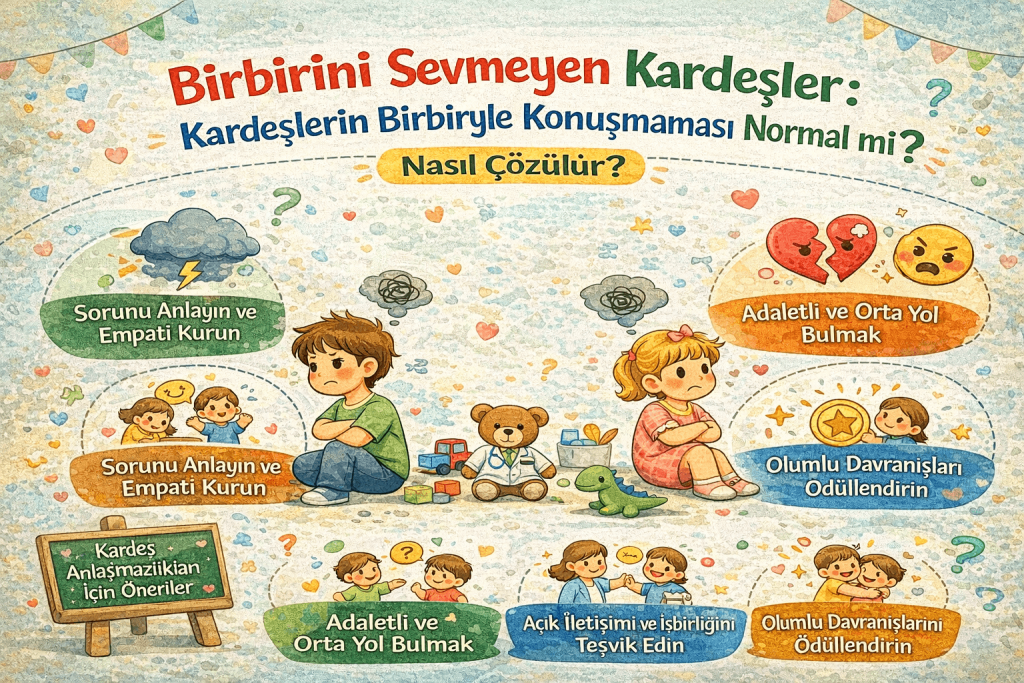 kardeşler birbirini sevmiyor ne yapılmalı