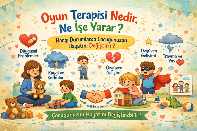 oyun terapisi nedir çocuklar için ne işe yarar