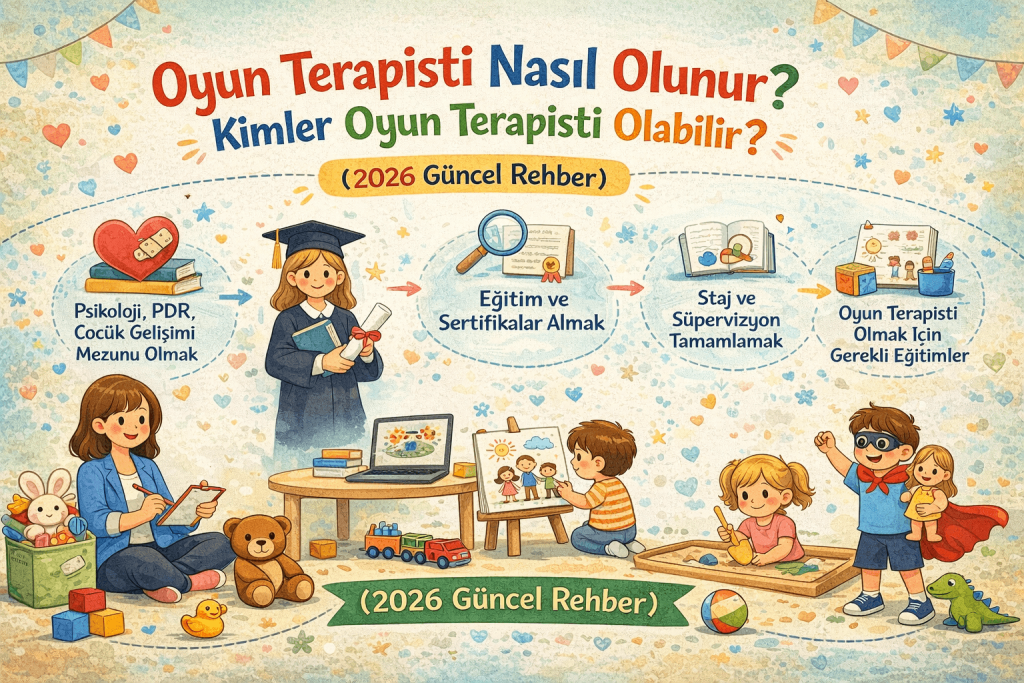 Oyun Terapisti Nasıl Olunur? Kimler Oyun Terapisti Olabilir? (2026 Güncel Rehber)