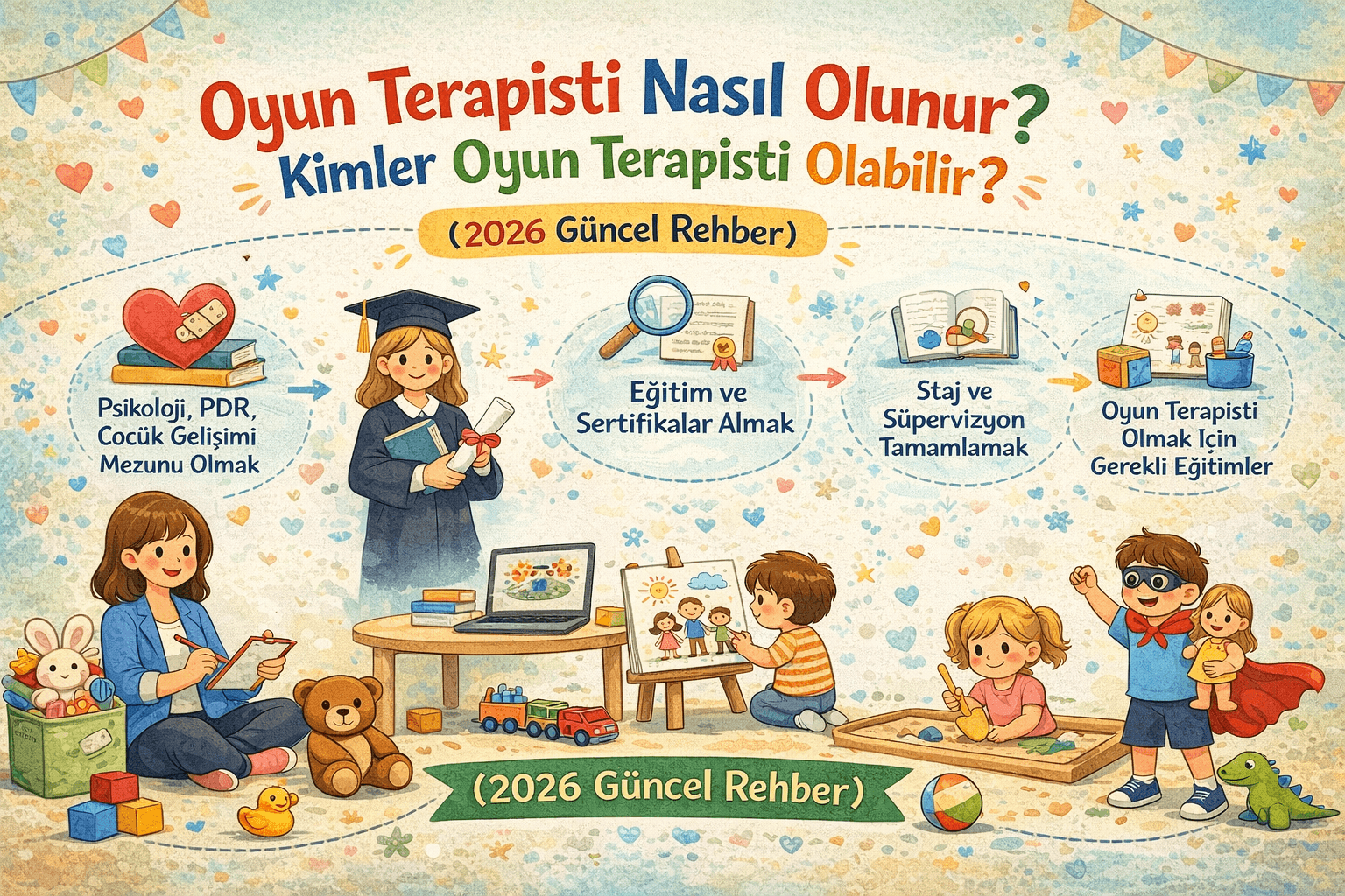 Oyun Terapisti Nasıl Olunur? Kimler Oyun Terapisti Olabilir? (2026 Güncel Rehber)